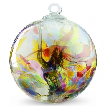 Witch Ball 6" MULTICOLOR IRIDIZED